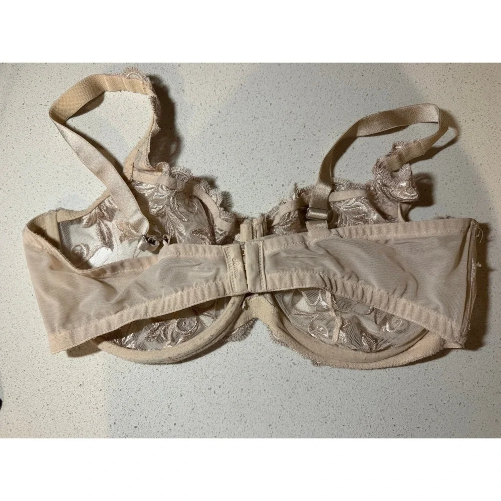 Soma Women Sensuous Lace Unlined Bra Beige 38D